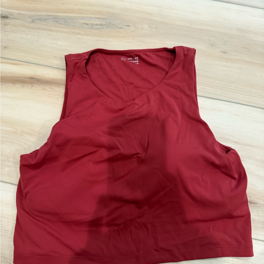 Aerie Red Tank Top